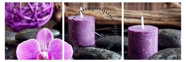 Tablou - Relaxare (cu ceas) (90x30 cm)