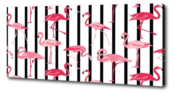 Pictură pe pânză baruri Flamingos