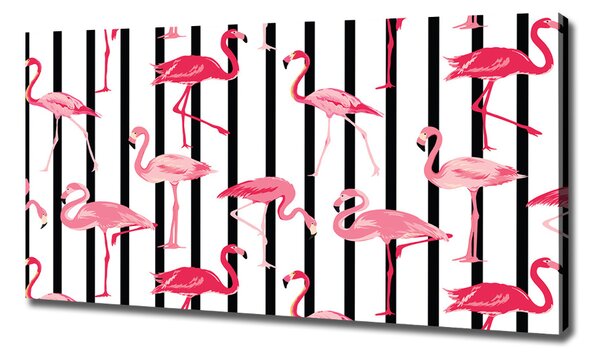 Pictură pe pânză baruri Flamingos
