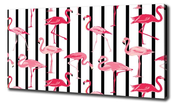 Pictură pe pânză baruri Flamingos