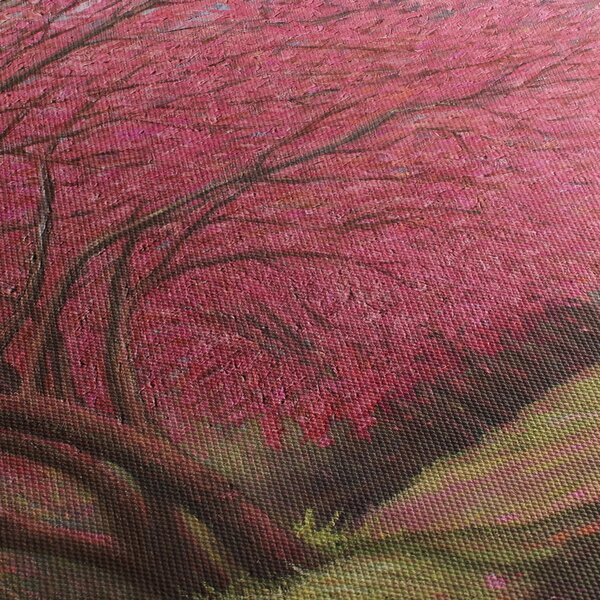 Tablou cu copaci înfloriți (90x60 cm)