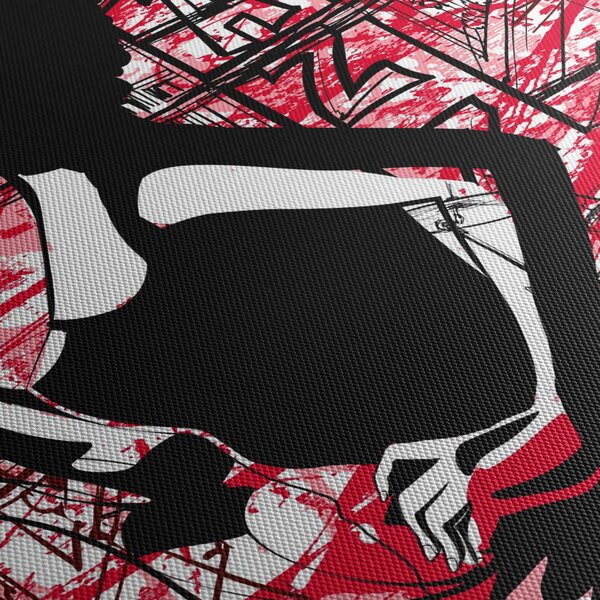 Tablou - Jazz (cu ceas) (90x30 cm)