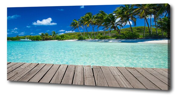 Tablouri tipărite pe pânză plaja tropicala