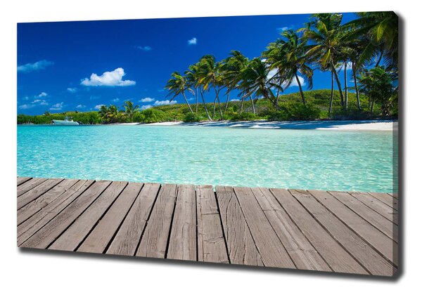 Tablouri tipărite pe pânză plaja tropicala
