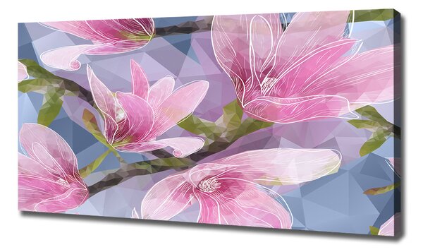 Tablou pe pânză canvas magnolie roz