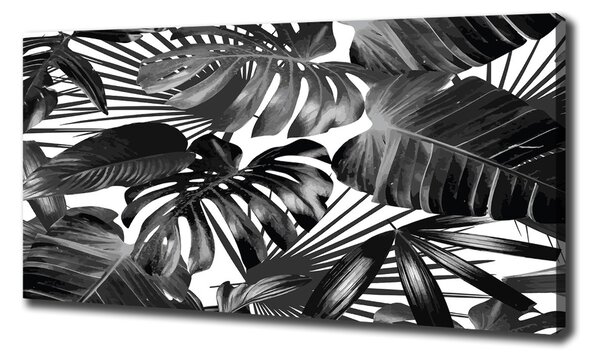 Imprimare tablou canvas frunze tropicale