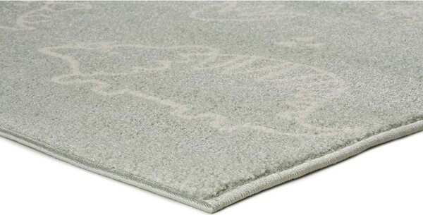Covor pentru copii verde deschis 120x170 cm Beats – Universal