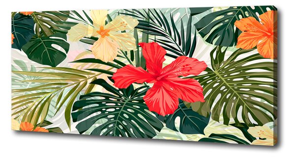 Pictură pe pânză flori Hawaii