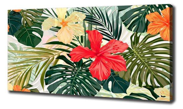 Pictură pe pânză flori Hawaii