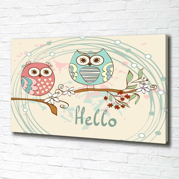 Tablou pe pânză Owls