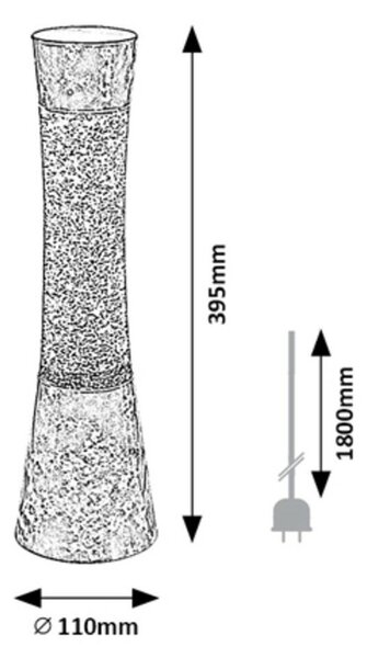 Veioză decorativă Rabalux 7026 Minka, albastru