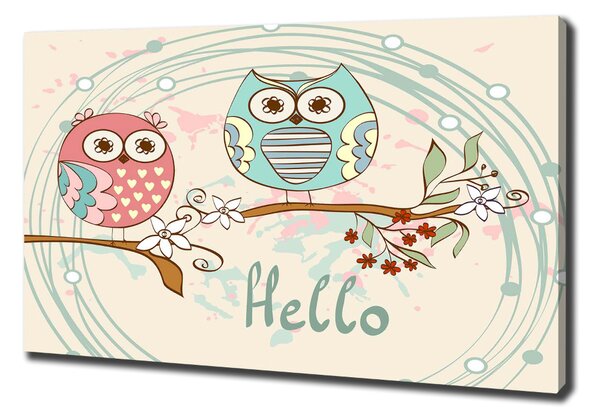 Tablou pe pânză Owls