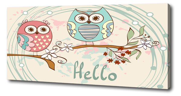 Tablou pe pânză Owls
