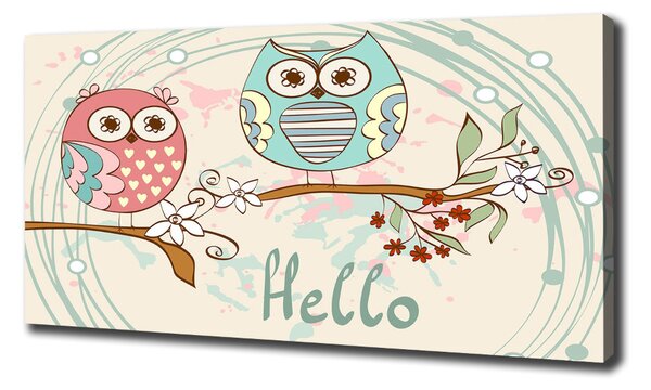 Tablou pe pânză Owls