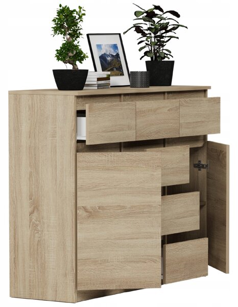 Comodă Raunia (stejar sonoma). Promo -15%. 1151542
