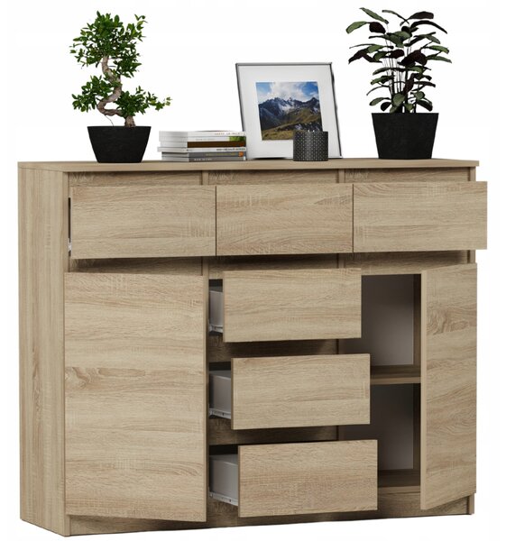 Comodă Raunia (stejar sonoma). Promo -15%. 1151542