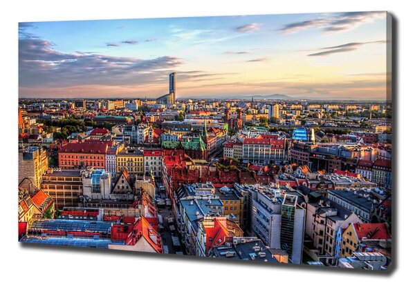 Tablou pe pânză canvas Panorama Wroclaw