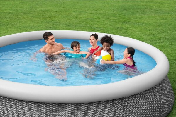 Piscină gonflabilă Bestway Fast Set,367 x 76 cm