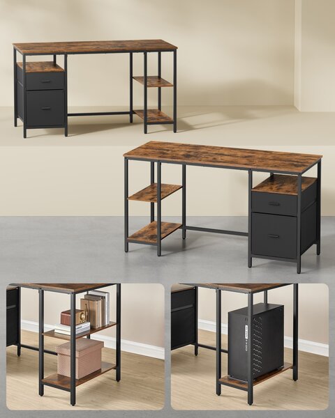 Birou Vasagle Maro 60x140x76 cm