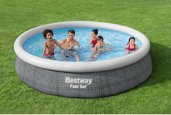 Piscină gonflabilă Bestway Fast Set,367 x 76 cm
