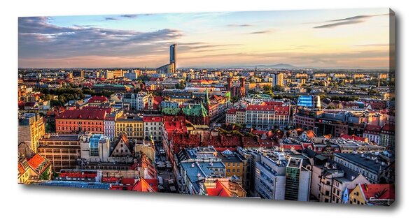 Tablou pe pânză canvas Panorama Wroclaw