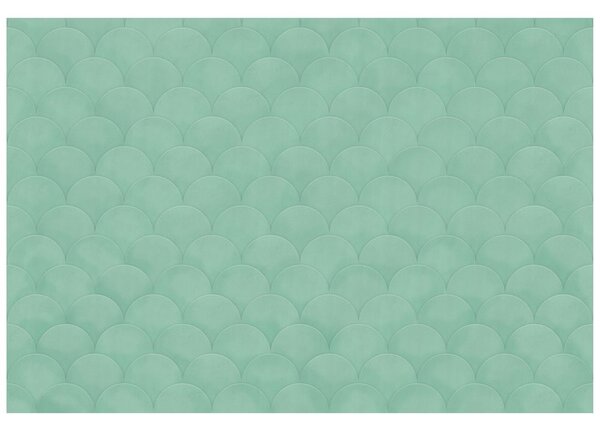 Tapet arc verde modern