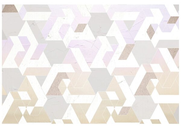 Tapet modele de puzzle pastelate