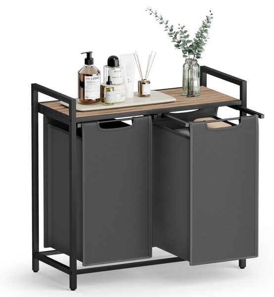 Cos de rufe Vasagle Gri 73x33x72 cm