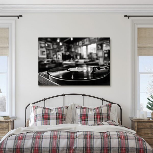 Tablou gramofon retro în interior