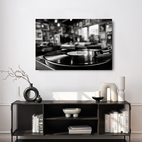 Tablou gramofon retro în interior