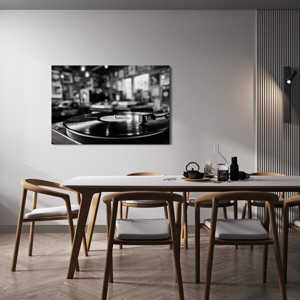 Tablou gramofon retro în interior