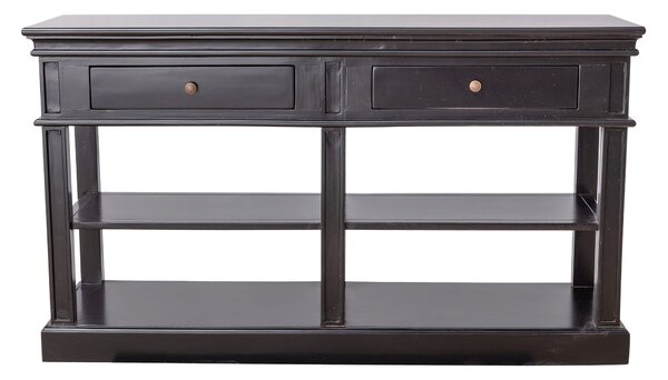 Consolă Josephine 140x38x80cm black