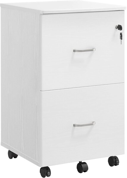 Fiset, dulap birou Vasagle Alb 54.4x43.8x40 cm
