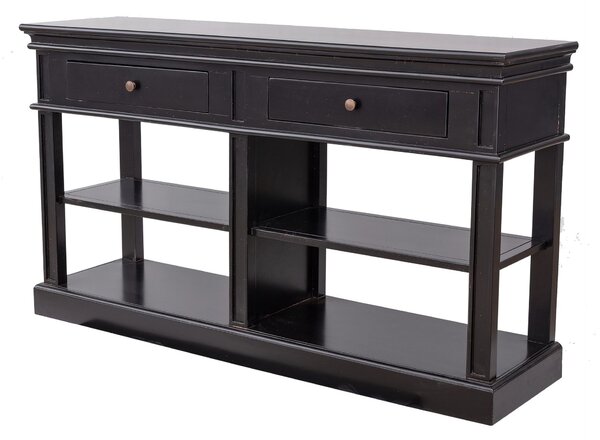 Consolă Josephine 140x38x80cm black