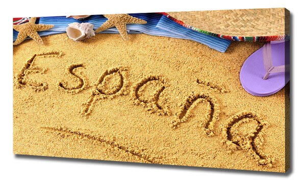 Tablou pe pânză Spania inscripție