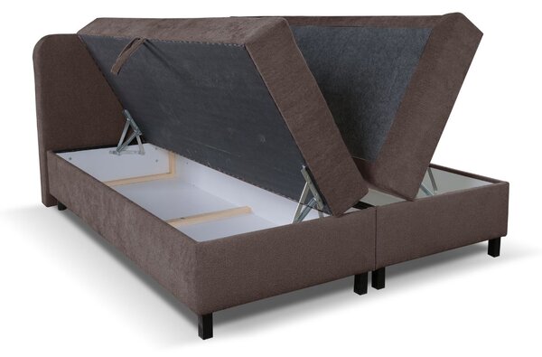 Pat continental cu spații de depozitare Viva (140/160/180 cm)
