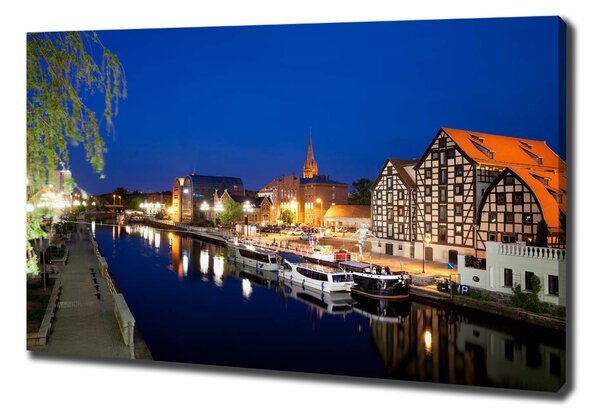 Imprimare tablou canvas noapte Bydgoszcz