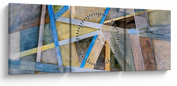 Tablou - Abstract (cu ceas) (90x30 cm)