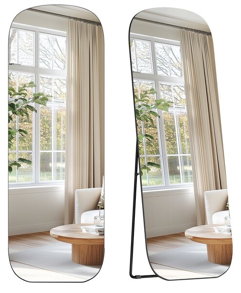 Oglinda de podea Songmics Negru 160x50x3.8 cm