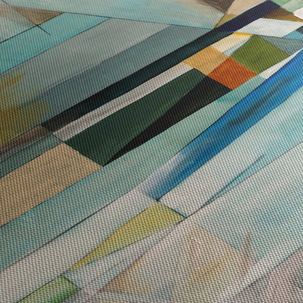 Tablou - Abstract (cu ceas) (90x30 cm)