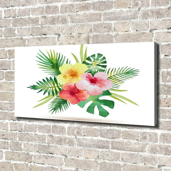 Tablou pe pânză canvas flori Hawaii