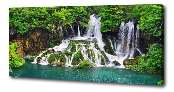 Tablou pe pânză Cascada în munți