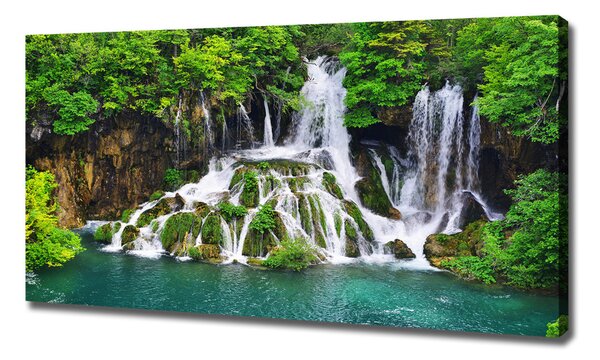 Tablou pe pânză Cascada în munți