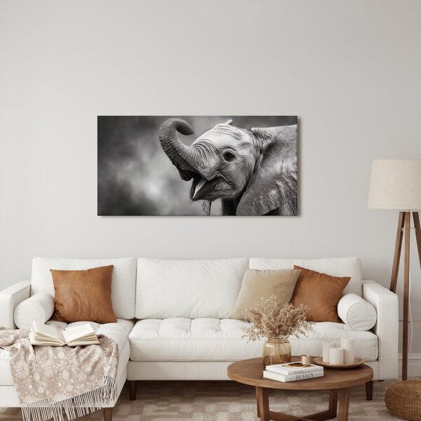 Tablou moment vesel cu elefant