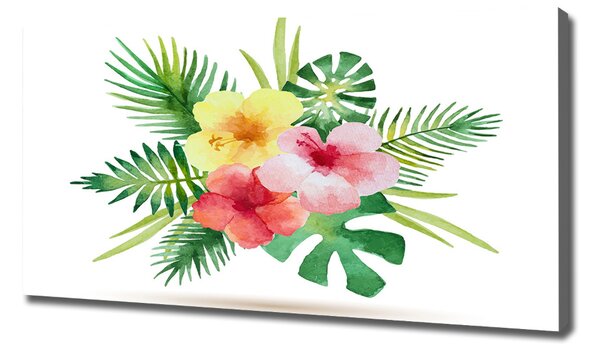 Tablou pe pânză canvas flori Hawaii