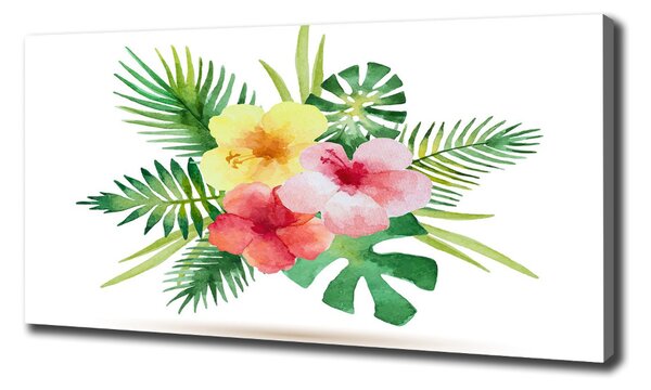 Tablou pe pânză canvas flori Hawaii