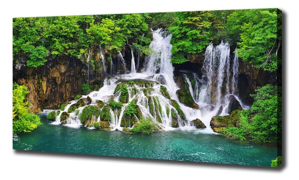 Tablou pe pânză Cascada în munți