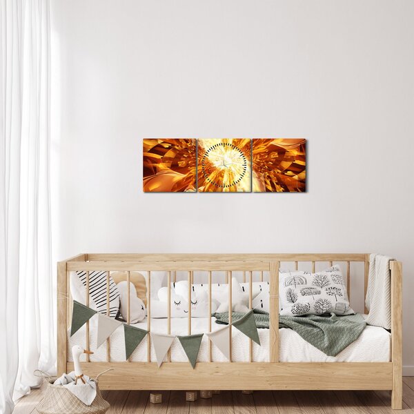 Tablou - Abstract (cu ceas) (90x30 cm)