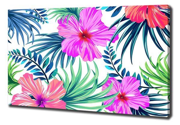 Pictură pe pânză flori Hawaii