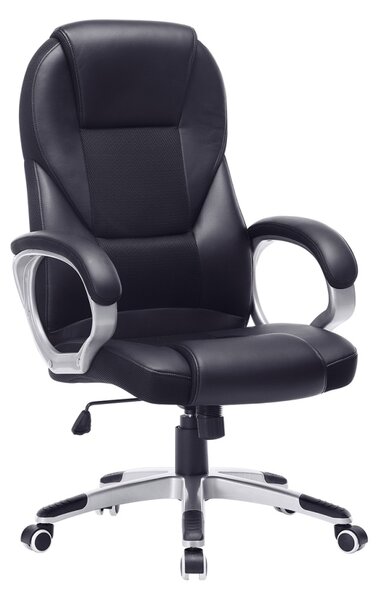 Scaun de birou Songmics Negru 67x67.3x126 cm